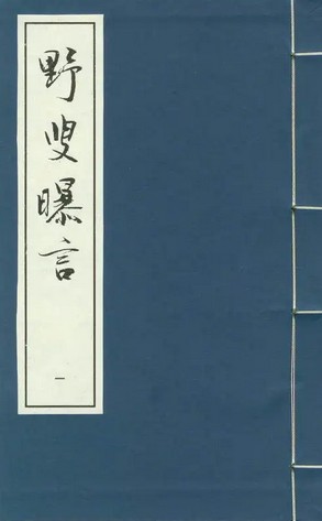 野叟曝言